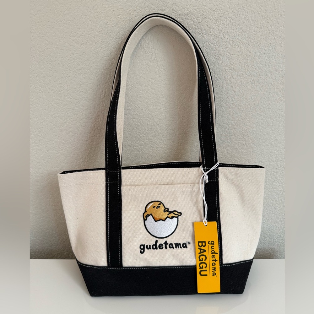 NWT Baggu Small Heavyweight Canvas Tote Gudetama